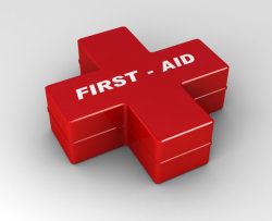 first aid cross